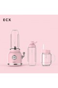 ECX - 復古榨汁機家用小型便攜式果汁機 [粉紅色特別版]