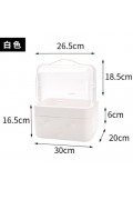 Sail - 網紅化妝品收納盒透明大號 白色
