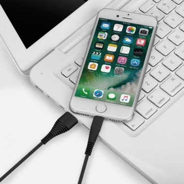 MOMAX - Tough link 2m Lightning USB 充電 同步線 iPhone Apple DL18