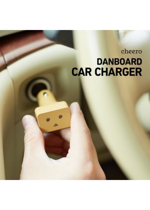  日本 Cheero Danboard Car Charger QC3.0 紙箱人車用雙USB充電器
