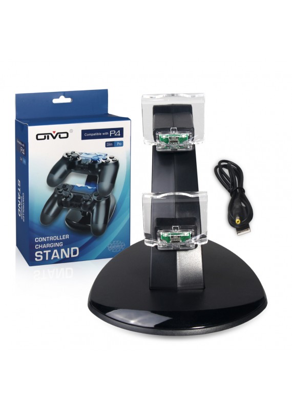 OIVO - 通用雙手柄帶燈充電座 for PlayStation4 Pro Slim IV-P4002S