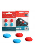 OIVO - 兩對蘑菇頭 (共4顆) for Nintendo Switch - (2顆紅色 & 2顆藍色) IV-SW006