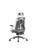 黑白調 - 蝶翼雙腰託人體工學椅
