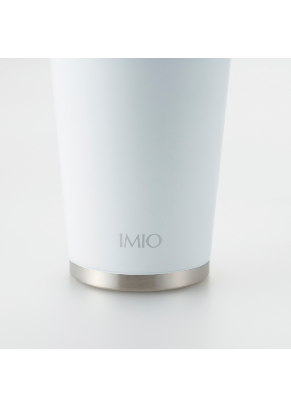 IMIO - 不銹鋼辦公桌不倒翁真空保溫杯240ml（白色）