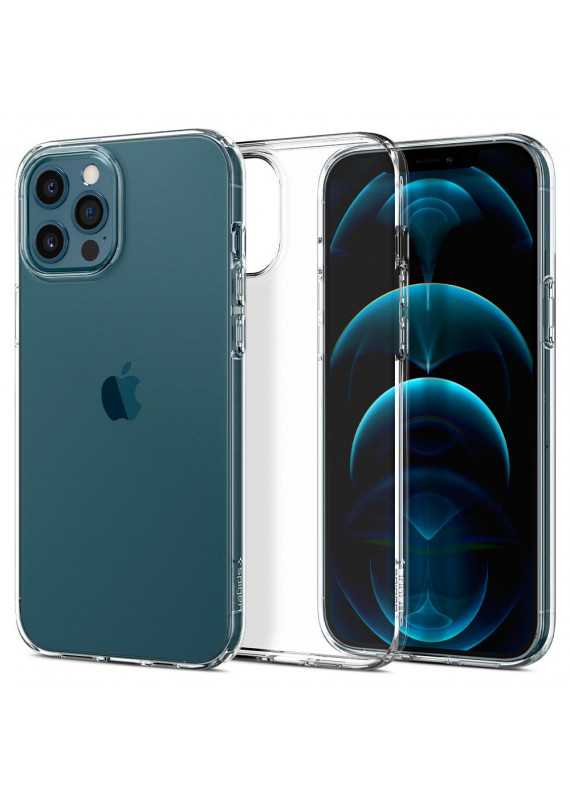 Spigen - iPhone 12 (5.4"/ 6.1"/ 6.7") Liquid Crystal 手機殼 - 透明