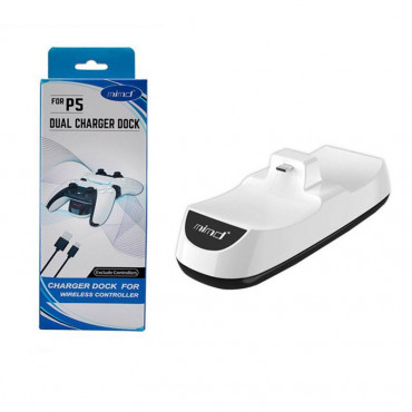 Mimd - PS5 無線手把充電座（白色）