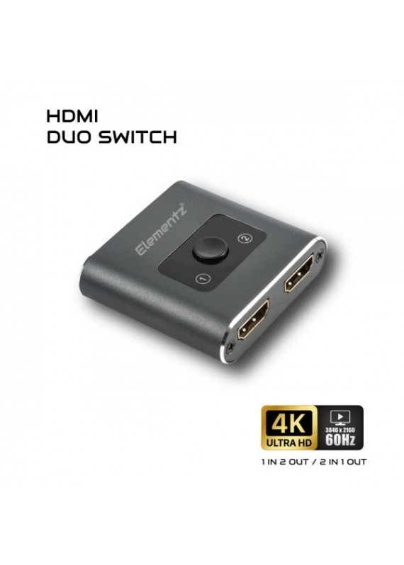 SW21 1開 2 雙 HDMI 切換器 4K 超高清 60Hz 原裝行貨