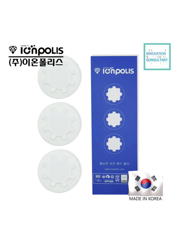 IONPOLIS – 韓國 ionpolis 花灑頭用基本濾芯 – 1盒3個 (基本款及LED款適用)