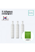  韓國 ionpolis 花灑手柄用基本濾芯 – 1盒3個 (LED款適用)