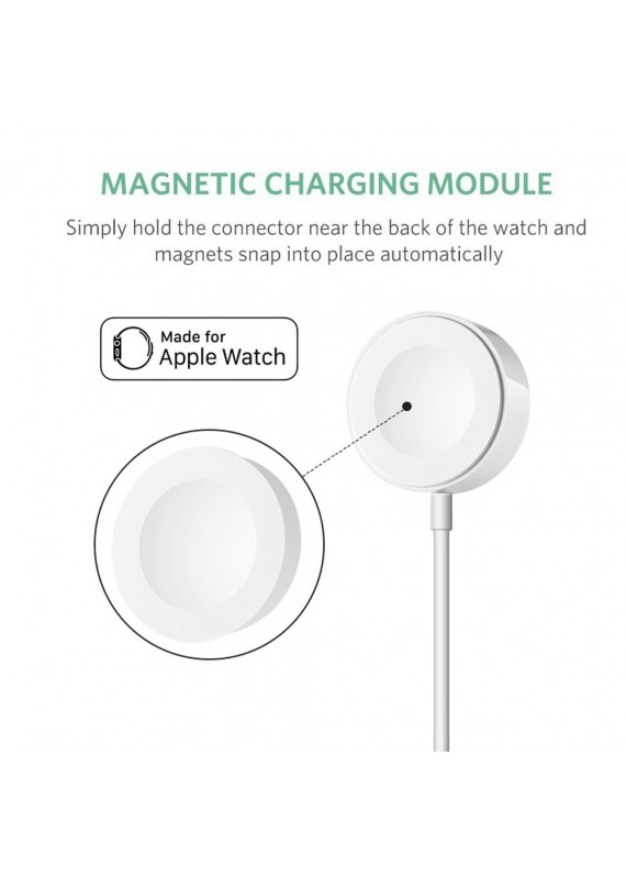 COTEetCl - 磁力快速iWatch充電線 Magnetic iWatch Fast Charger (1米/白)