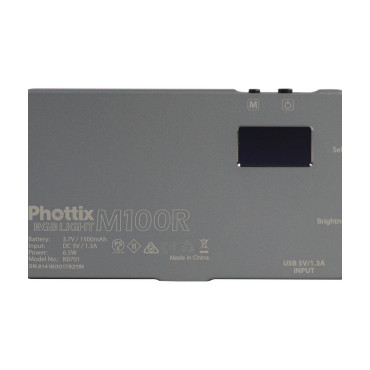 Phottix M100R RGB LED Light 內置電池迷你補光燈
