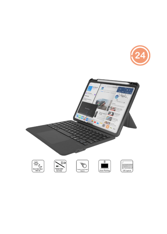 iPad Air 10.9/iPad Pro 11/iPad Pro 12.9鍵盤 + 保護套 (2in1)