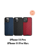 UNIQ Transforma iPhone14Pro/Pro Max 可立式磁吸保護殼 (黑色/紅色/藍色) 兼容 MagSafe