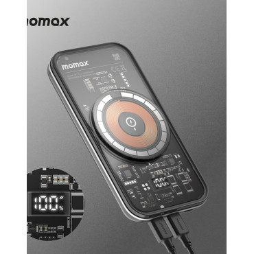 MOMAX Q.MAG POWER 13 10000mAh 磁吸無線充流動電源 IP113